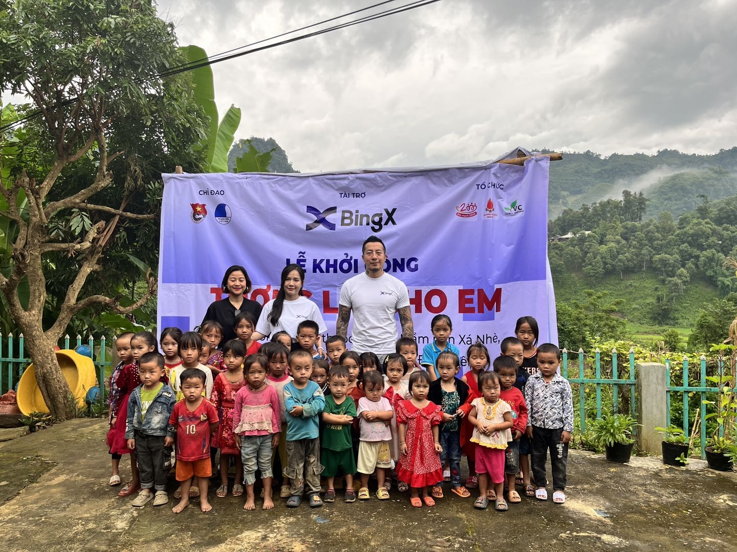 BingX lập quỹ từ thiện xây dựng trường học cho trẻ em vùng cao Việt Nam