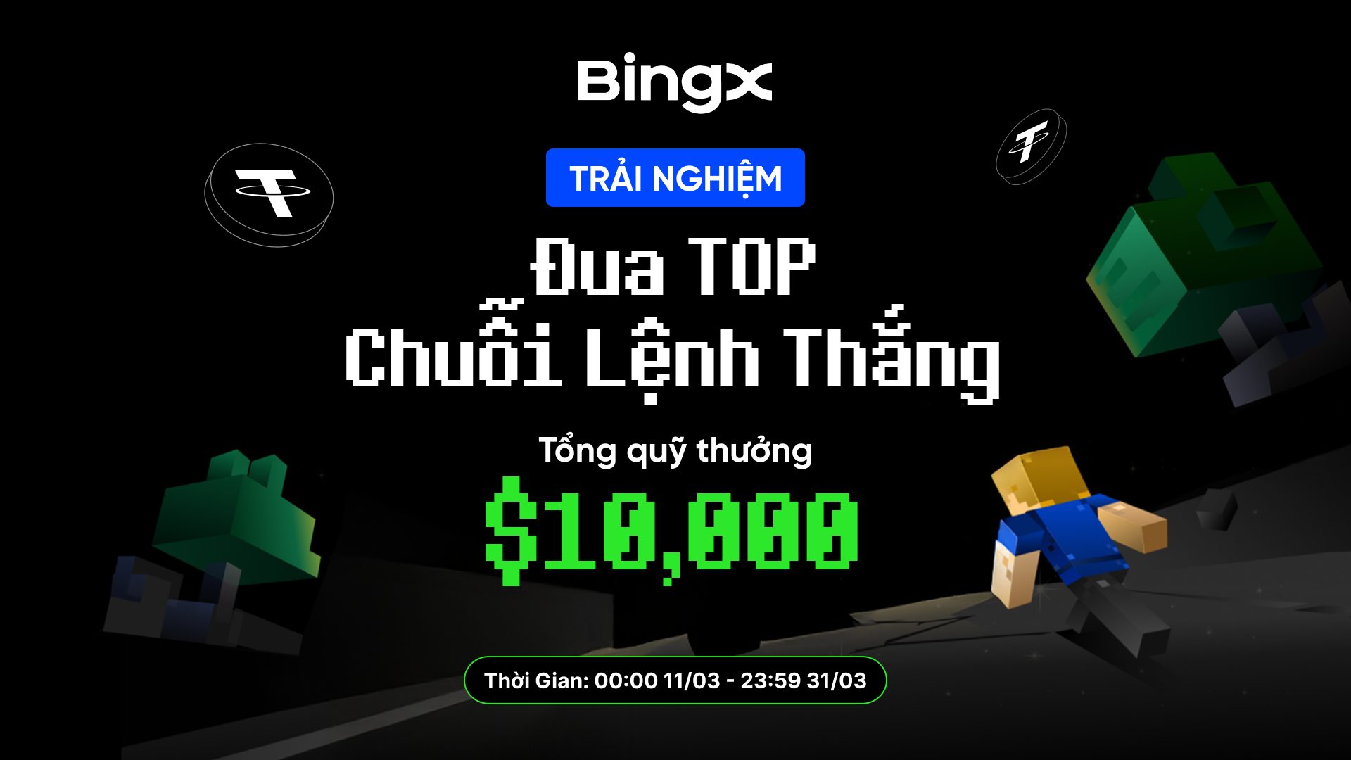 BXChampions của BingX - Chuỗi lệnh thắng 