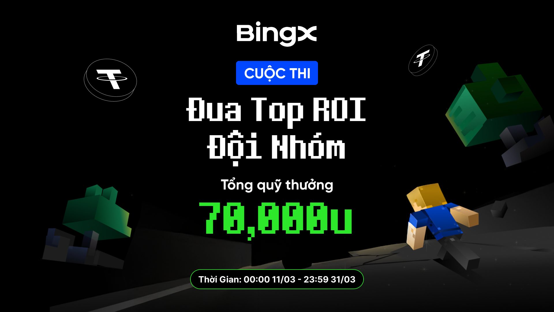 BXChampions của sàn BingX - Cuộc thi Top ROI theo đội