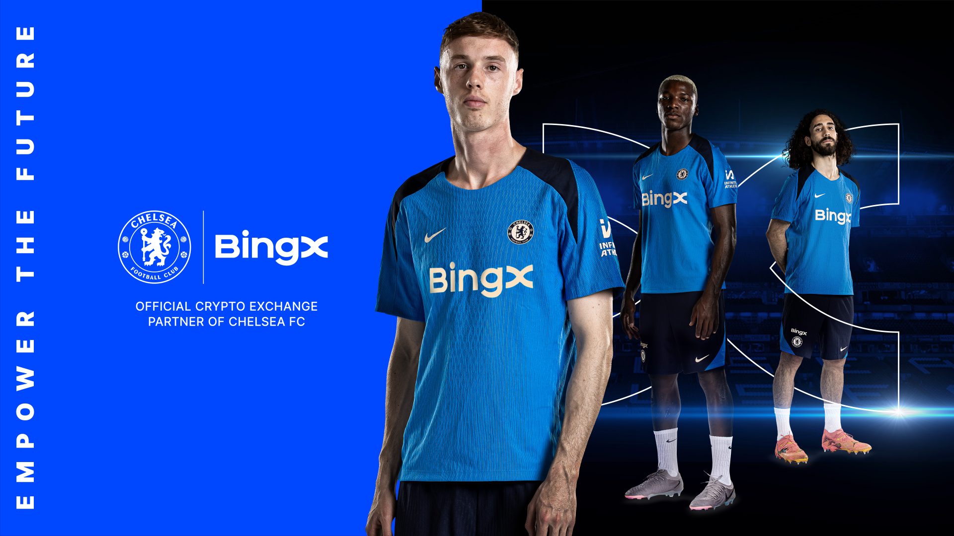 Sàn BingX tài trợ trang phục tập luyện mùa giải 24/25