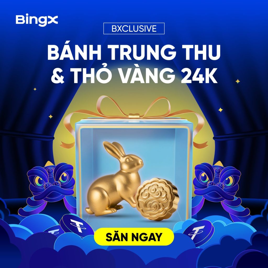 Bánh trung thu và Thỏ vàng 24K